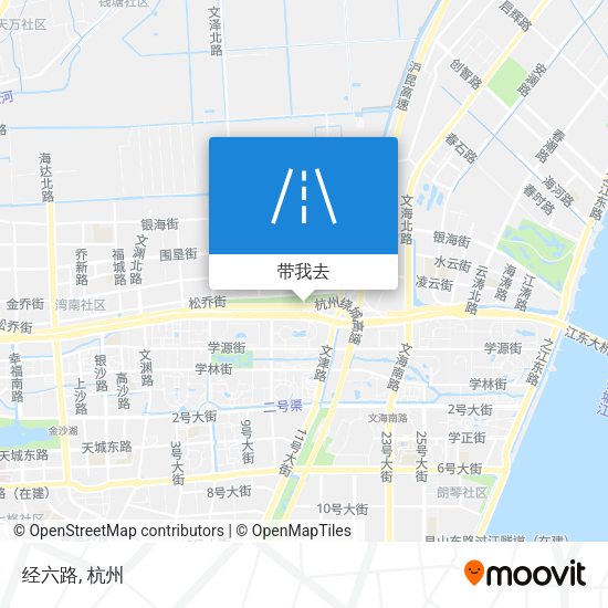 经六路地图
