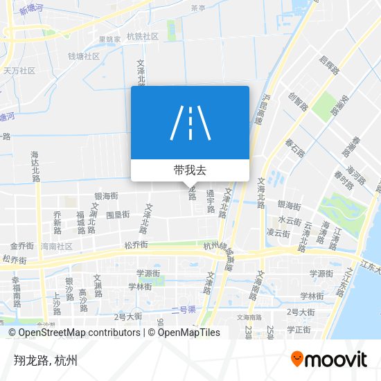 翔龙路地图