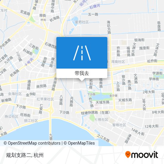 规划支路二地图