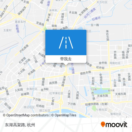 东湖高架路地图