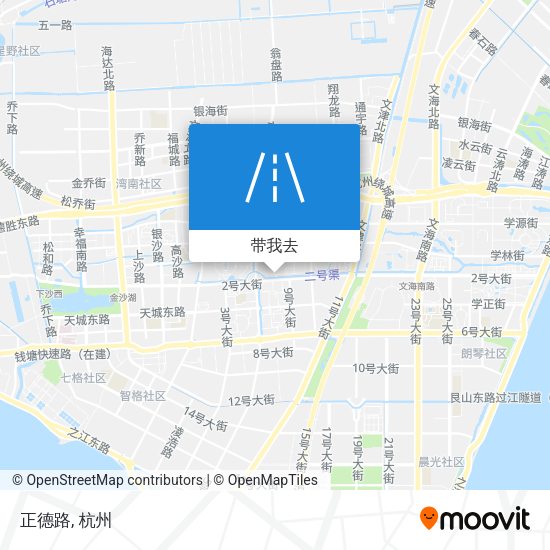 正德路地图