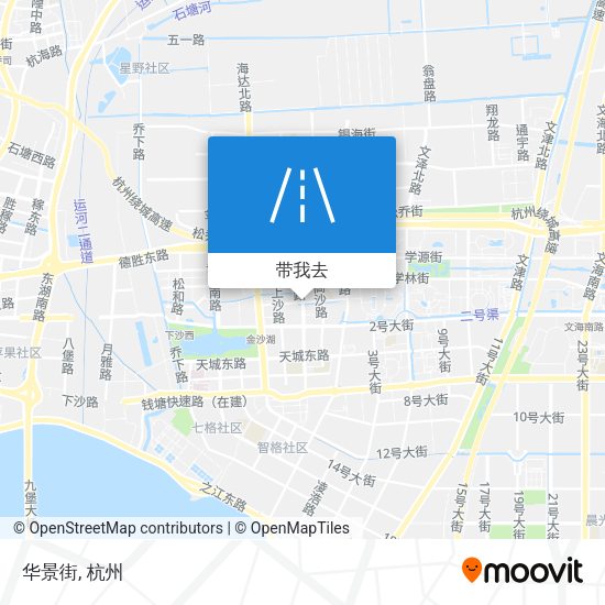 华景街地图