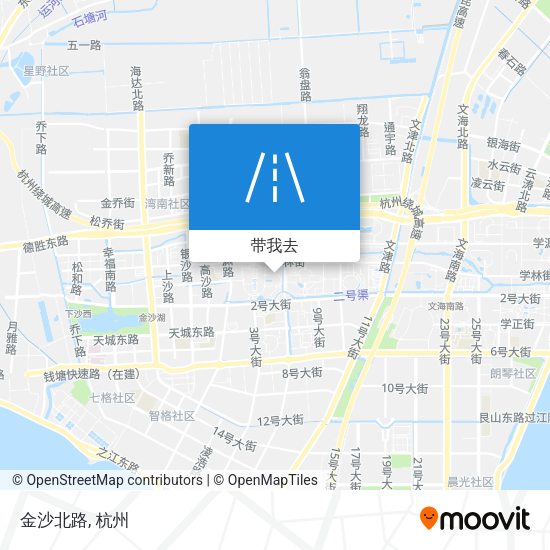 金沙北路地图
