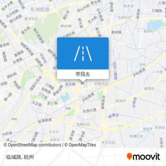 临城路地图