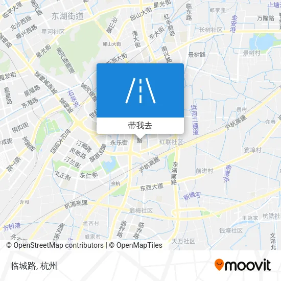 临城路地图
