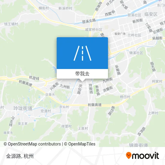 金源路地图