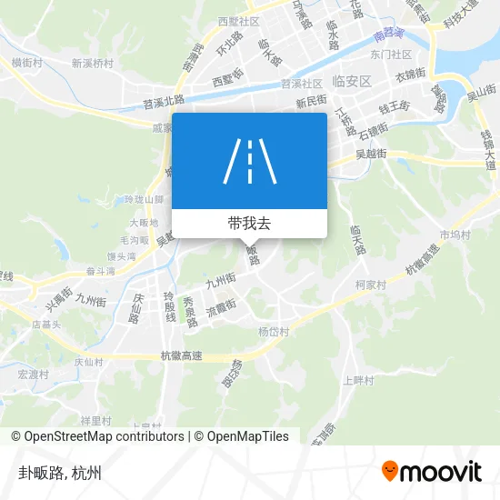 卦畈路地图