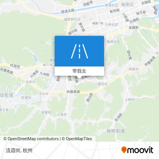 流霞街地图