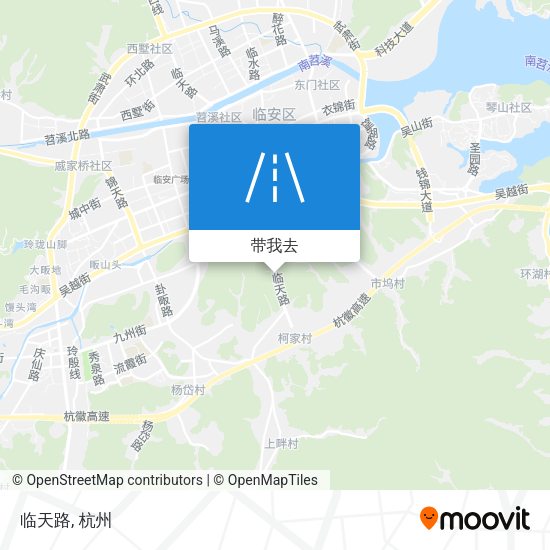 临天路地图