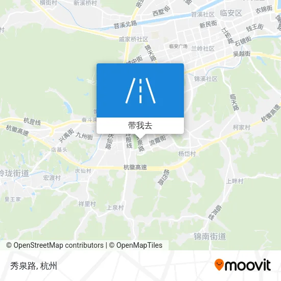 秀泉路地图