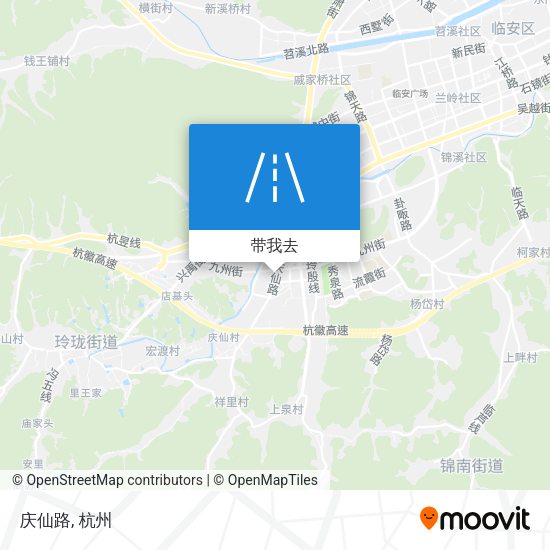 庆仙路地图