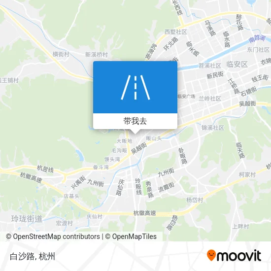 白沙路地图
