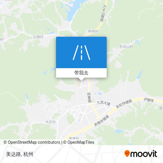 美达路地图