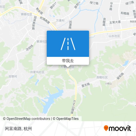闲富南路地图