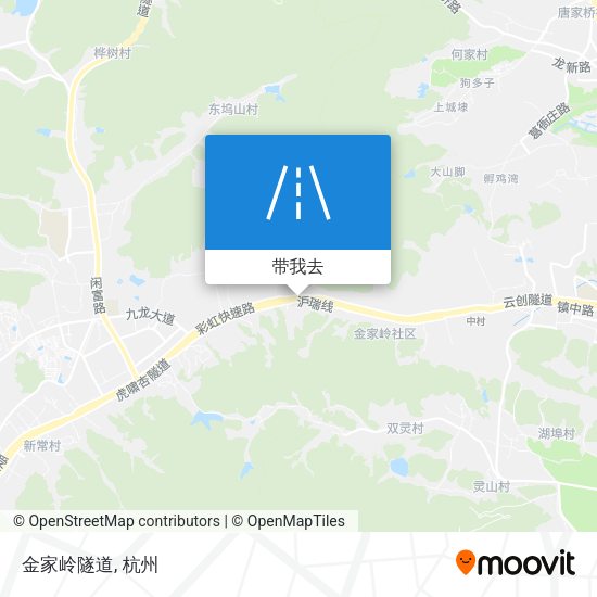 金家岭隧道地图