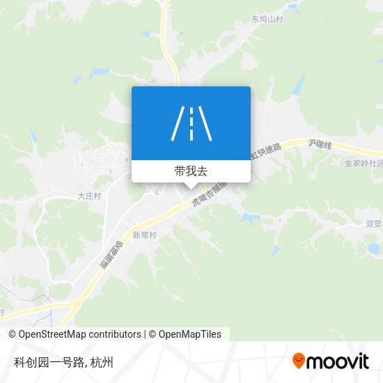 科创园一号路地图