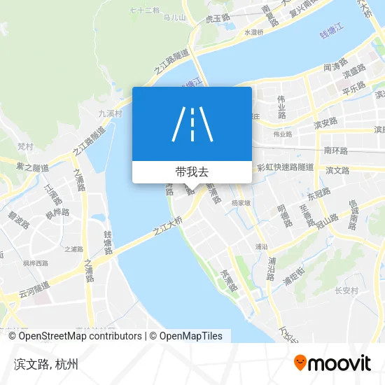 滨文路地图