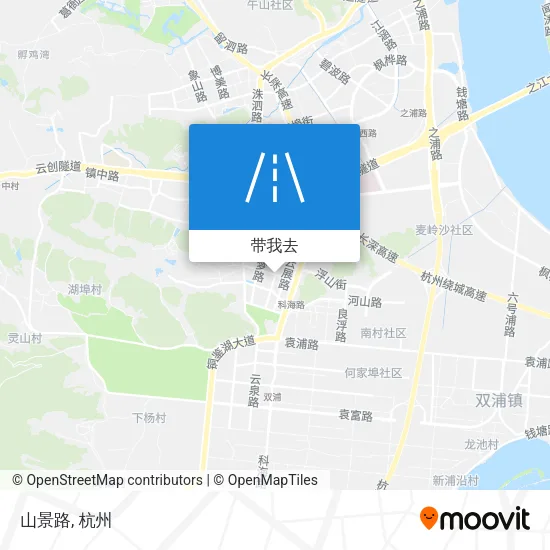 山景路地图