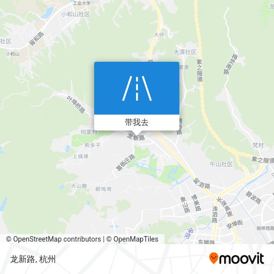 龙新路地图