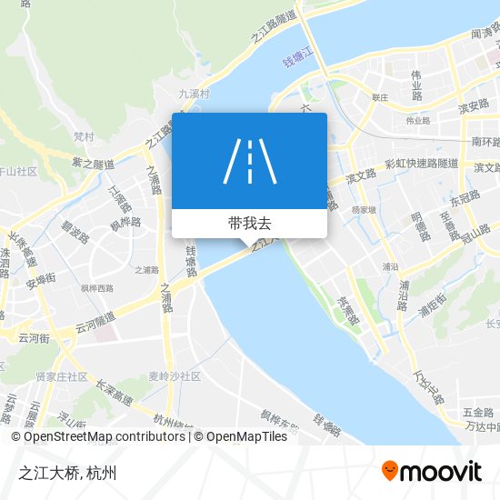 之江大桥地图