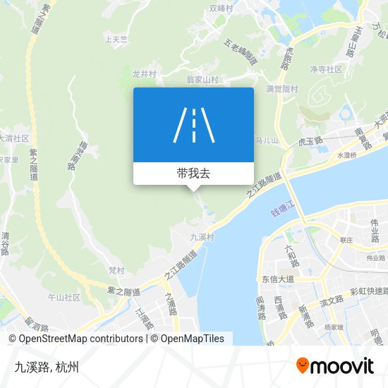 九溪路地图