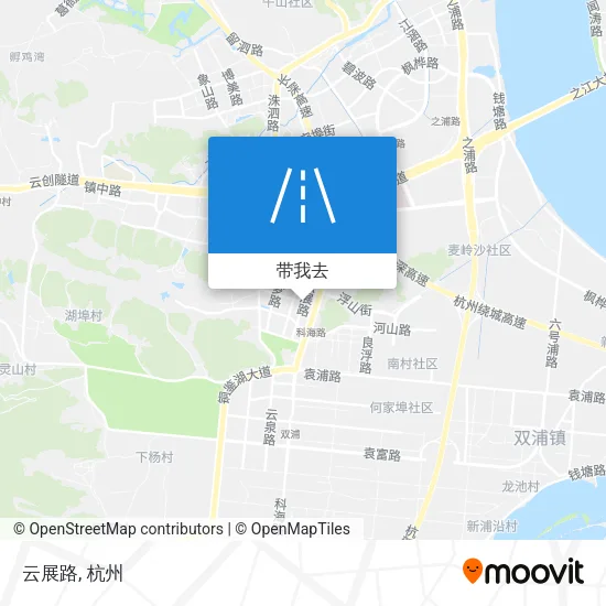 云展路地图