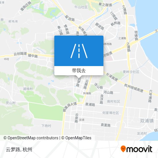 云梦路地图