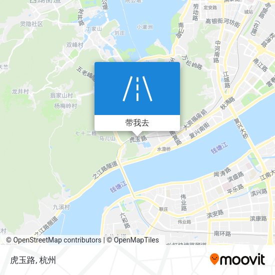 虎玉路地图