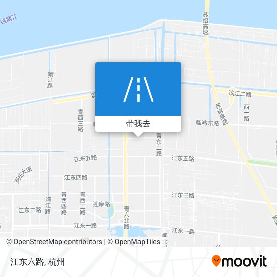 江东六路地图