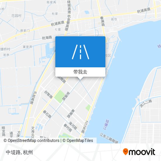 中堤路地图