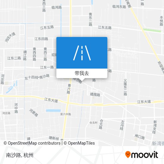 南沙路地图