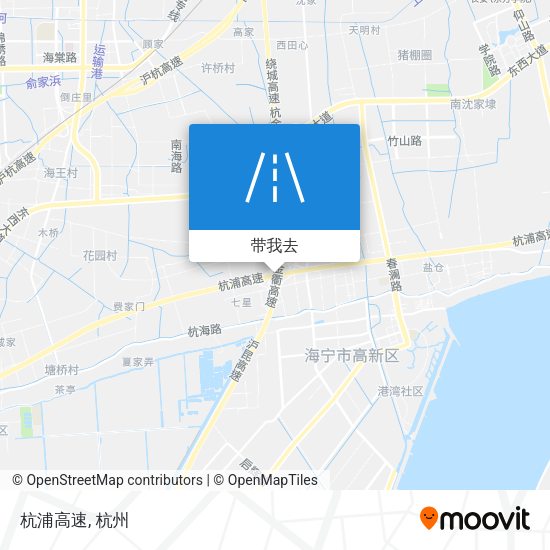 杭浦高速地图