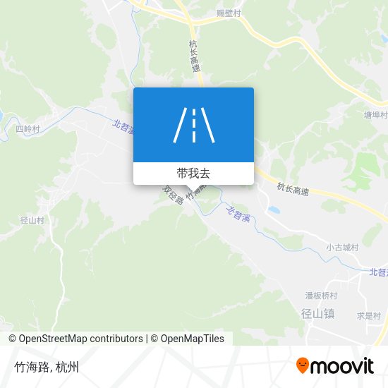 竹海路地图