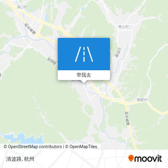 清波路地图