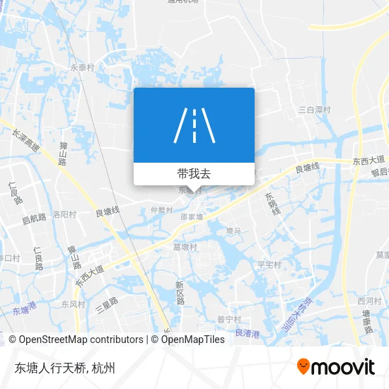东塘人行天桥地图