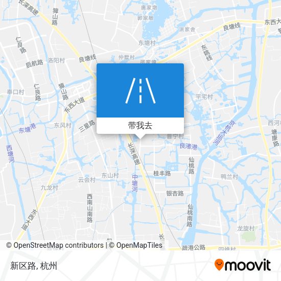 新区路地图