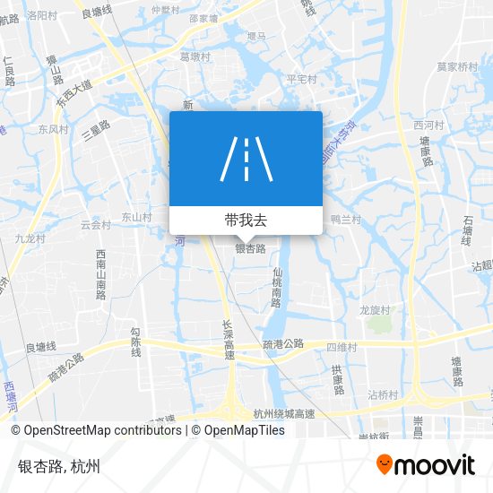银杏路地图