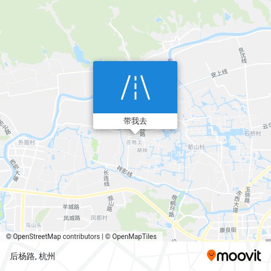 后杨路地图