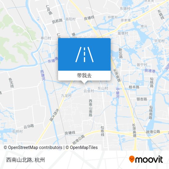 西南山北路地图