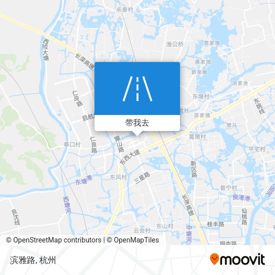 滨雅路地图