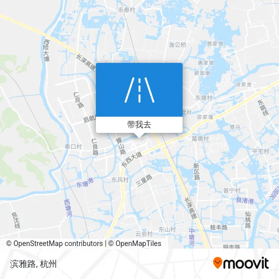 滨雅路地图