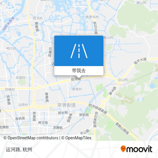 运河路地图