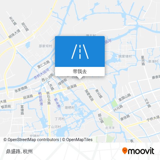 鼎盛路地图