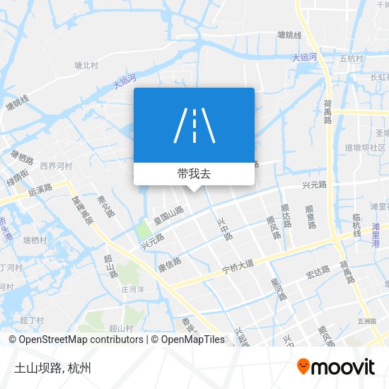 土山坝路地图