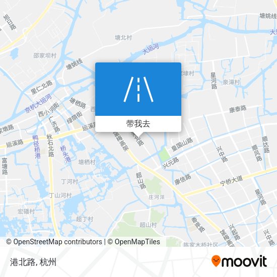 港北路地图