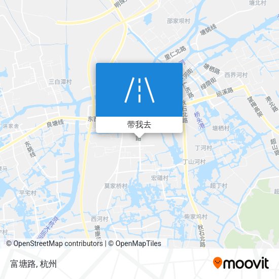 富塘路地图
