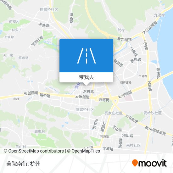 美院南街地图