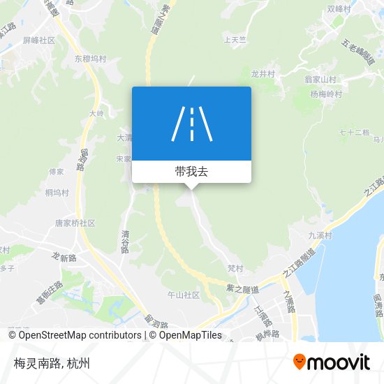 梅灵南路地图