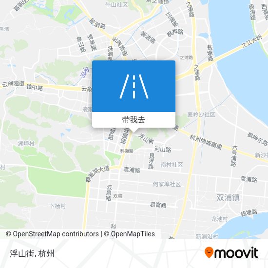 浮山街地图