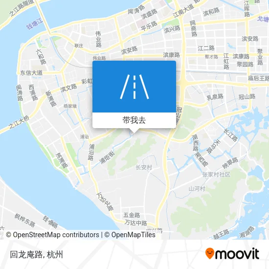 回龙庵路地图